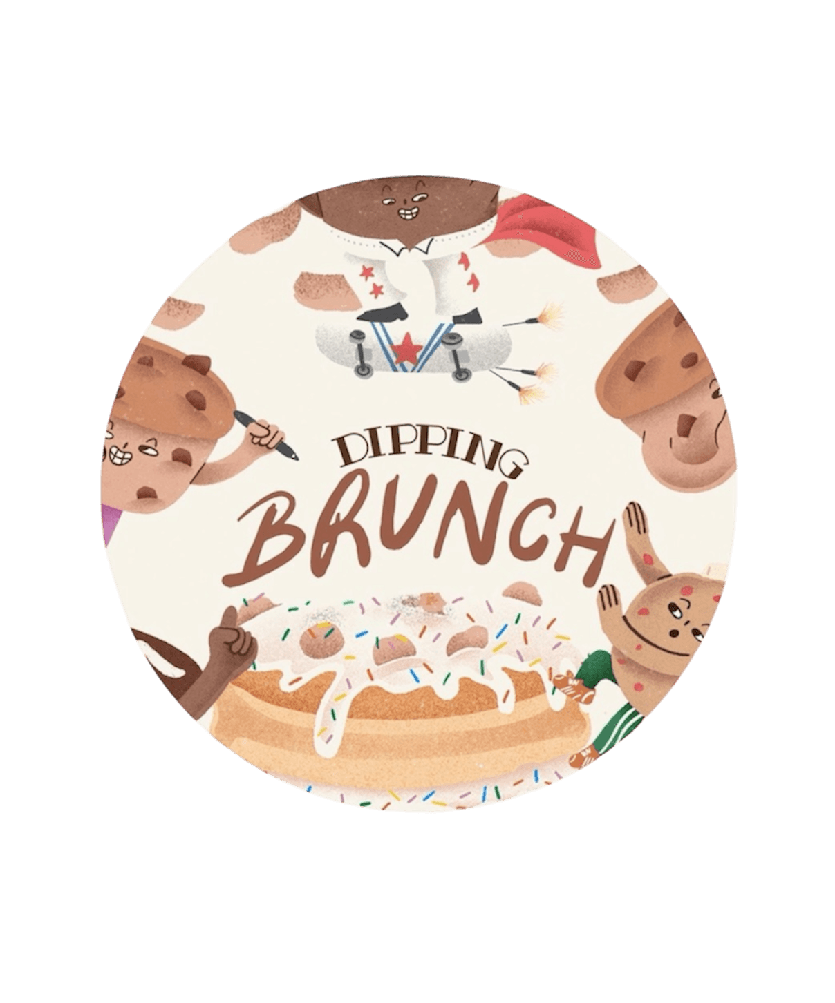 Logo Dipping Brunch — Brunch all day