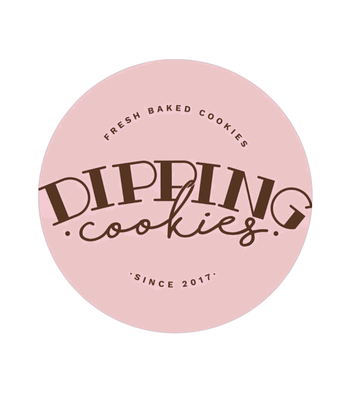 Logo Dipping Cookies — Cafetería