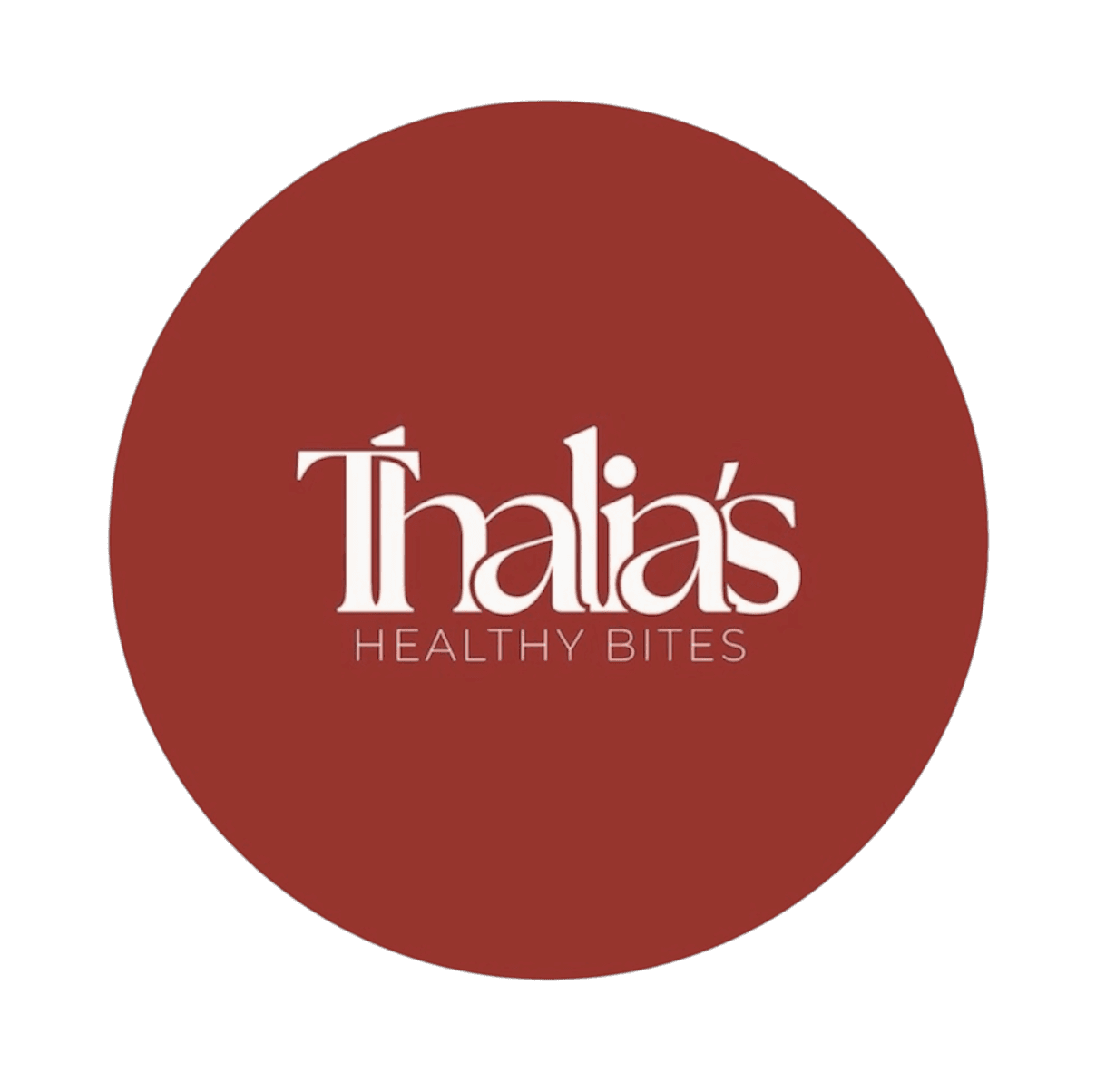 Logo Thalía Healthy Bites — Repostería saludable